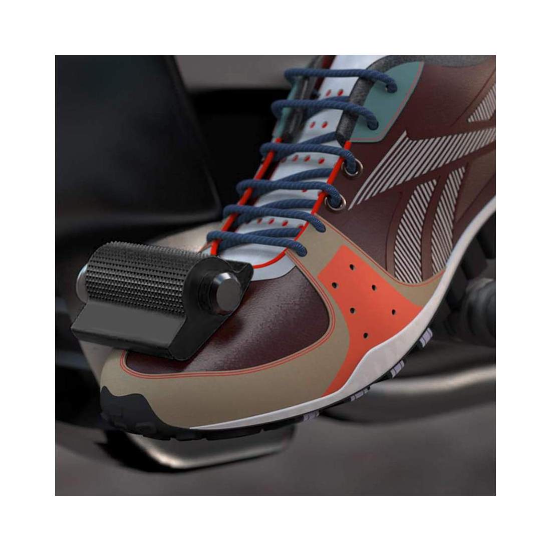 Pedaldeksel for motorsykkel