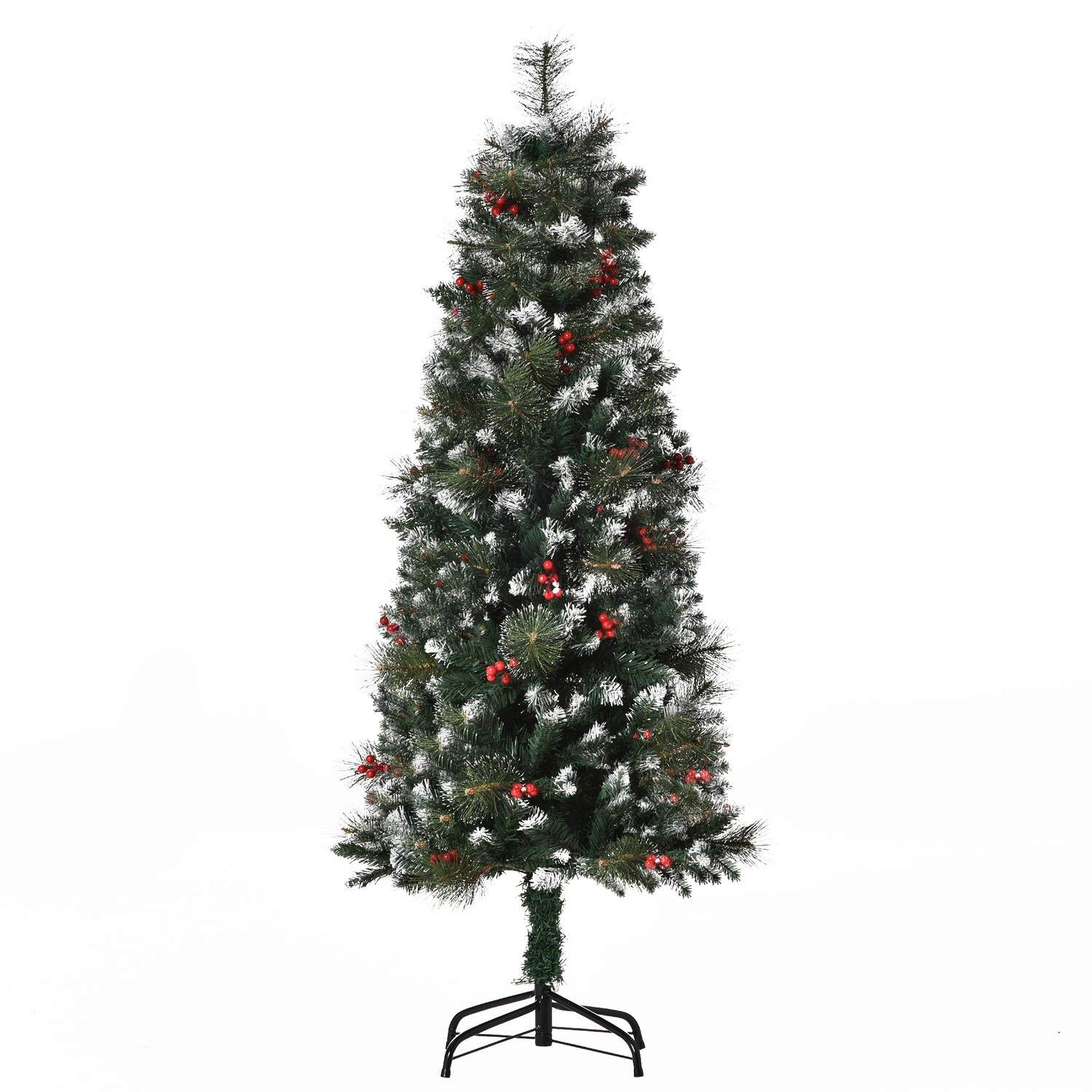 Kunstig juletre 1,5m Grønn/Hvit 360 grener