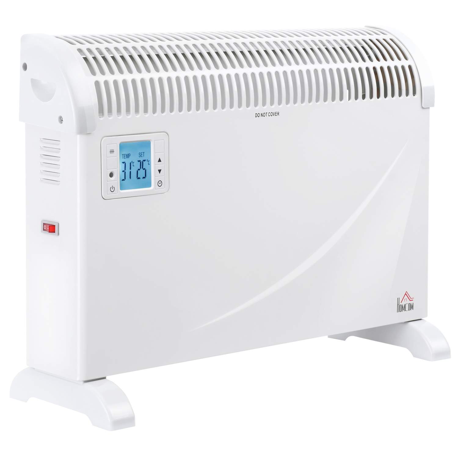 Varmevifte 2000W med timer og 3 nivåer