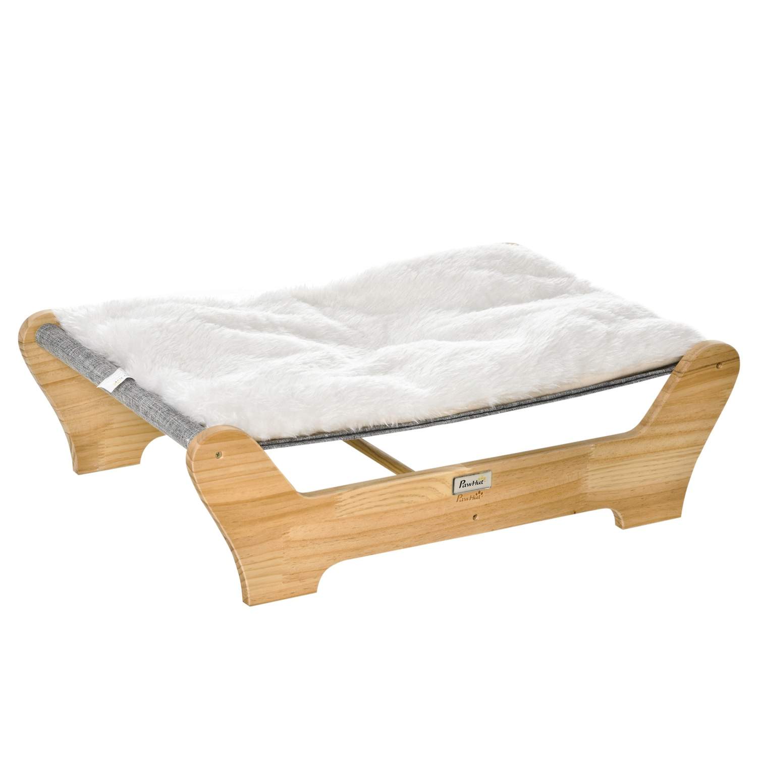 Forhøyet hengekøye for katteseng med myk pute
