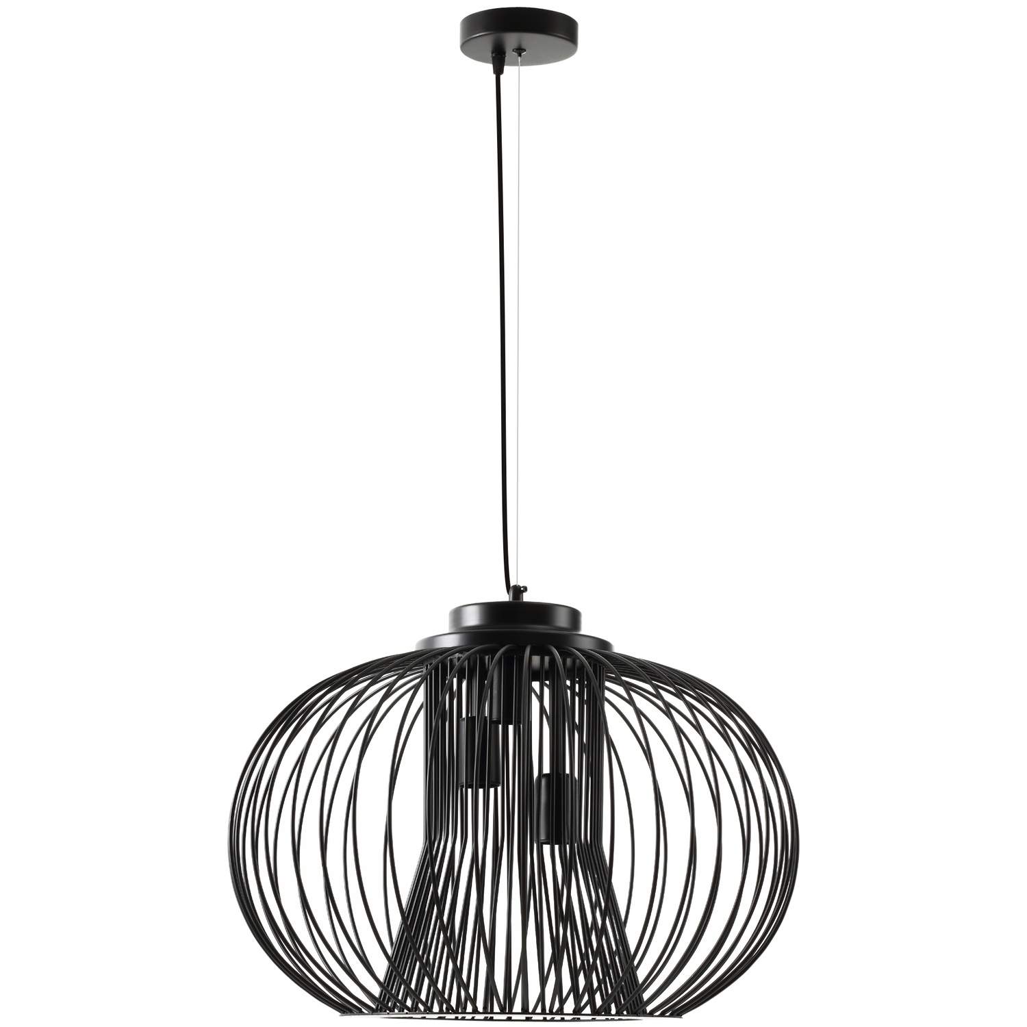 Industriell taklampe Black Metal E27 Justerbar
