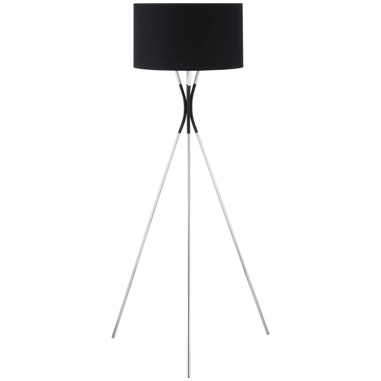 Elegant gulvlampe Stue, stoffskjerm og metall, 40W