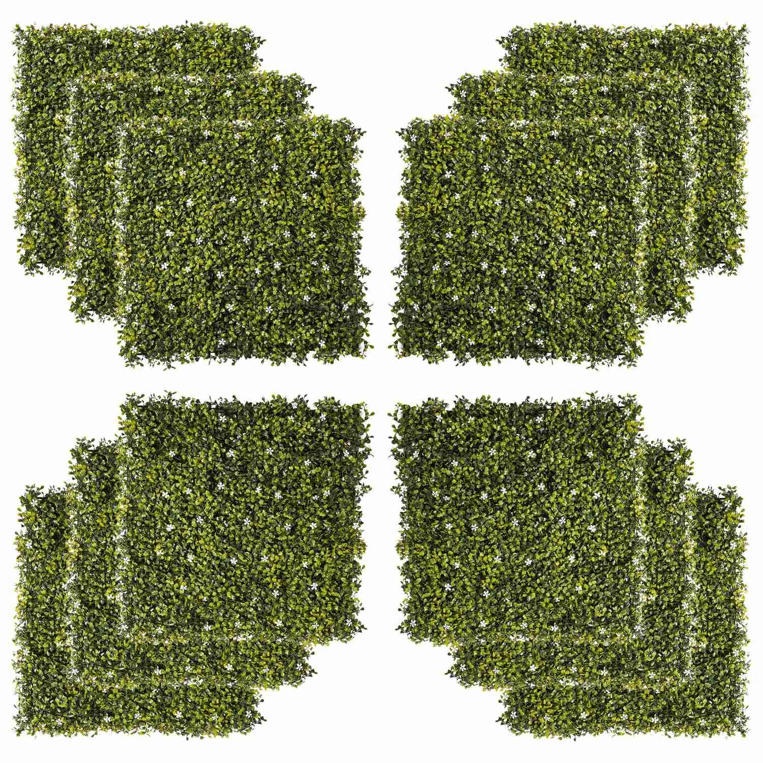 Kunstig plantevegg UV-beskyttelse 50x50cm Utendørs