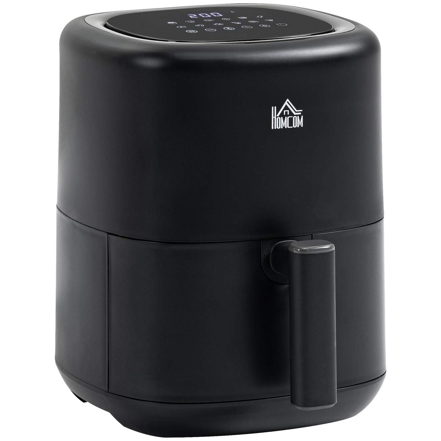 Varmluftfrityrkoker 3L, 1300W, 12 Programmer, Sort
