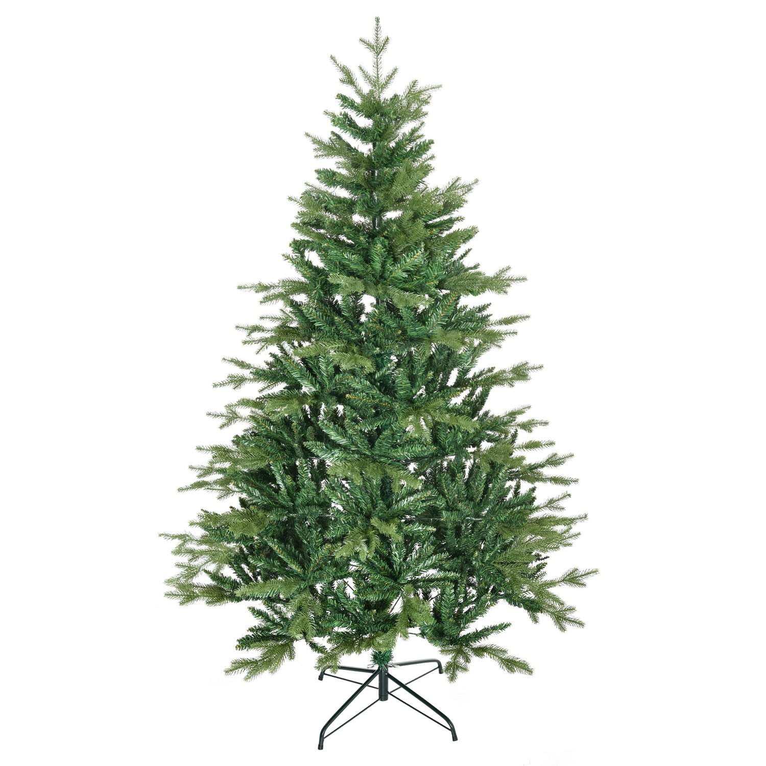 Flammesikkert juletre 210 cm med 2551 grenspisser