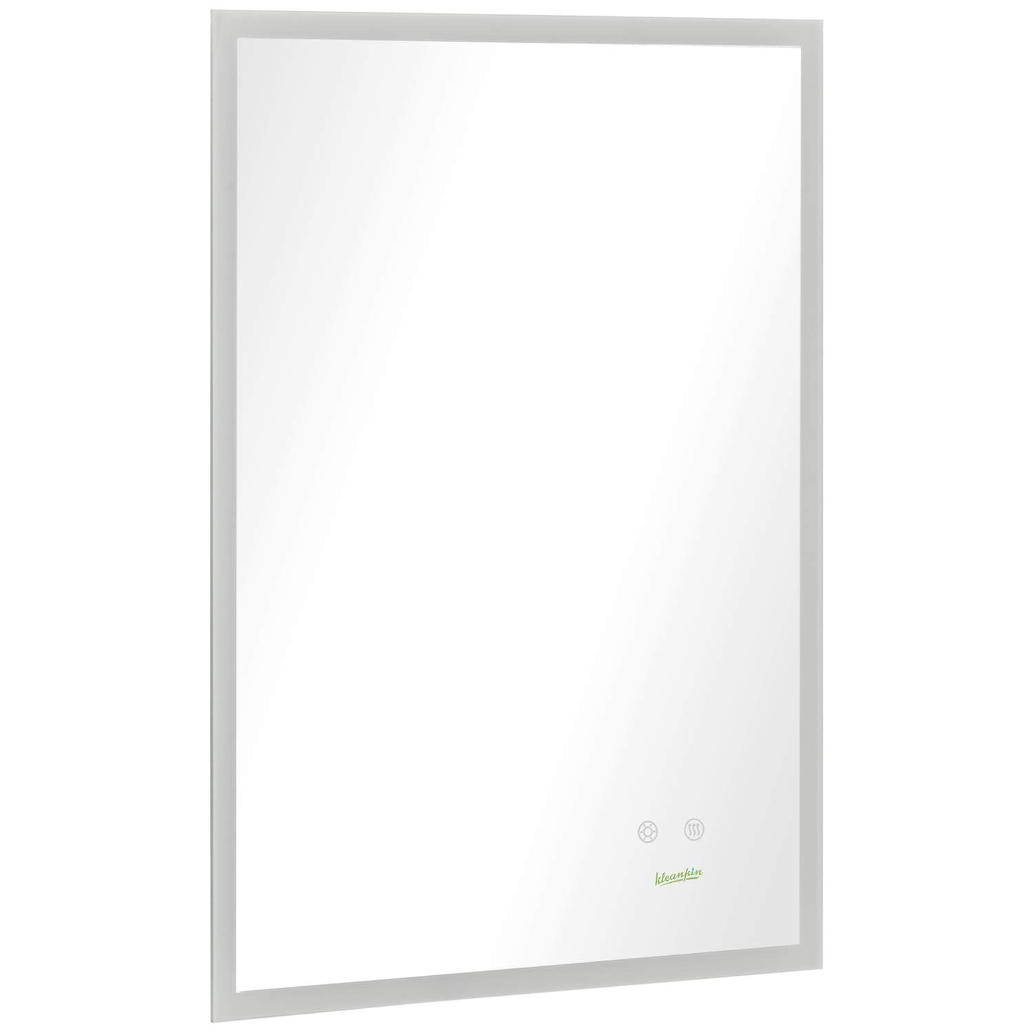 Veggspeil med LED og Anti-Fog, IP44 vanntett