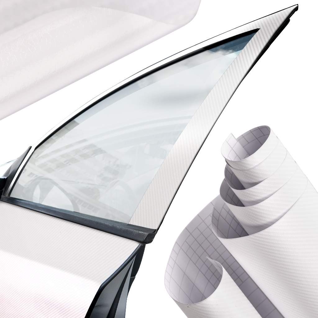 Hvit Carbon 4D Roll Film 1,52x30m - Premium kvalitet