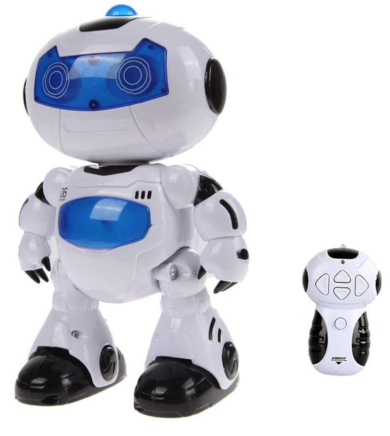 Fjernstyrt robot med lys- og lydfunksjoner
