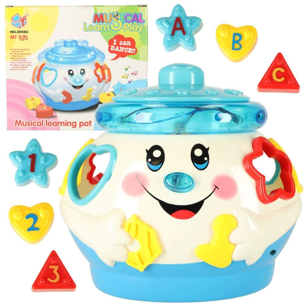 Melody Pot med Shape Block - Batteridrevet og bevegelig