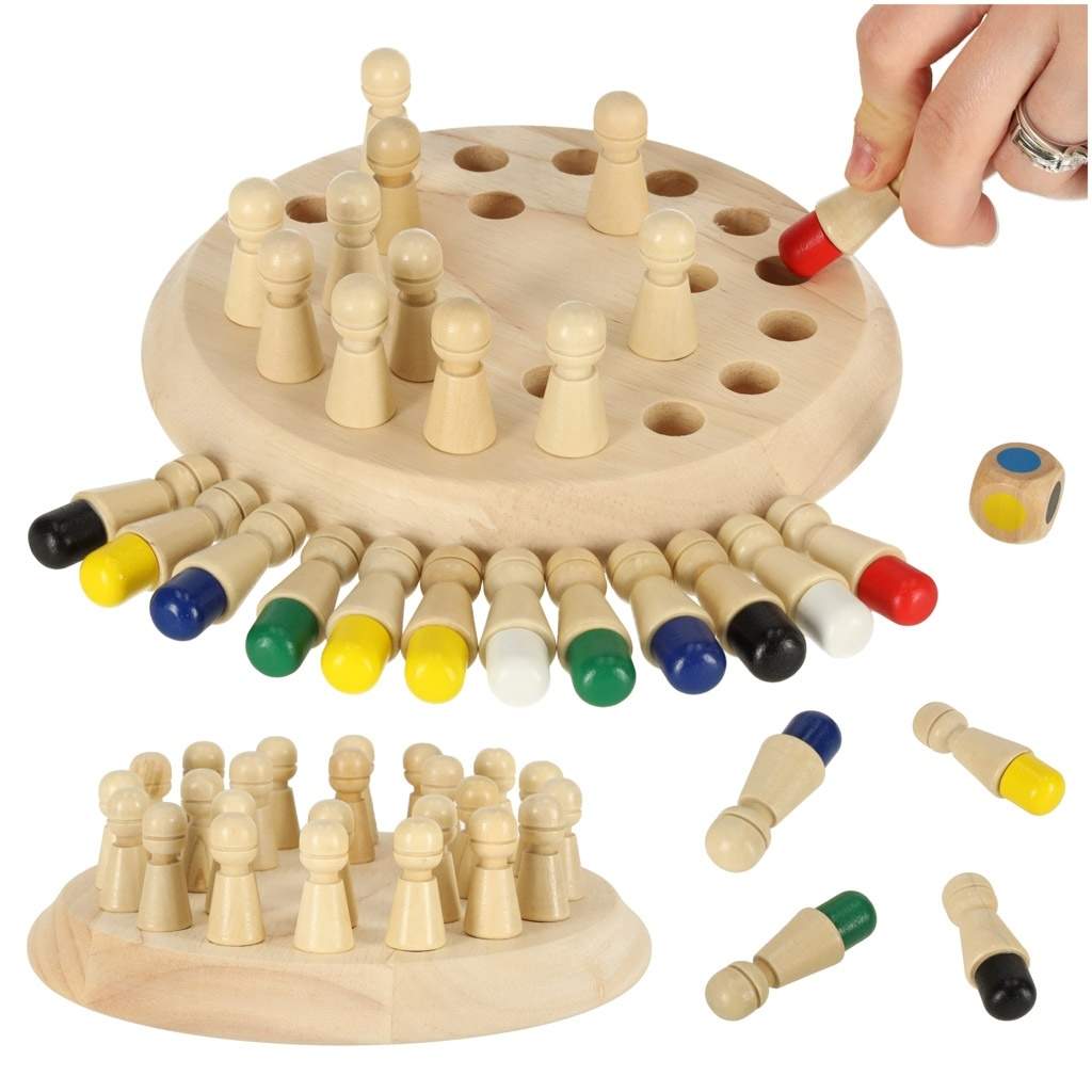 Trepuslespill med terninger - Forbedre hukommelse og logikk