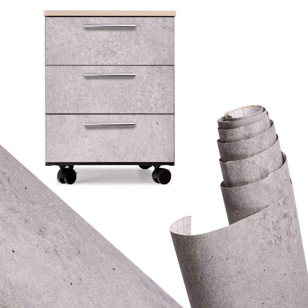 Selvklebende sementrull Blågrå 1,22x50m