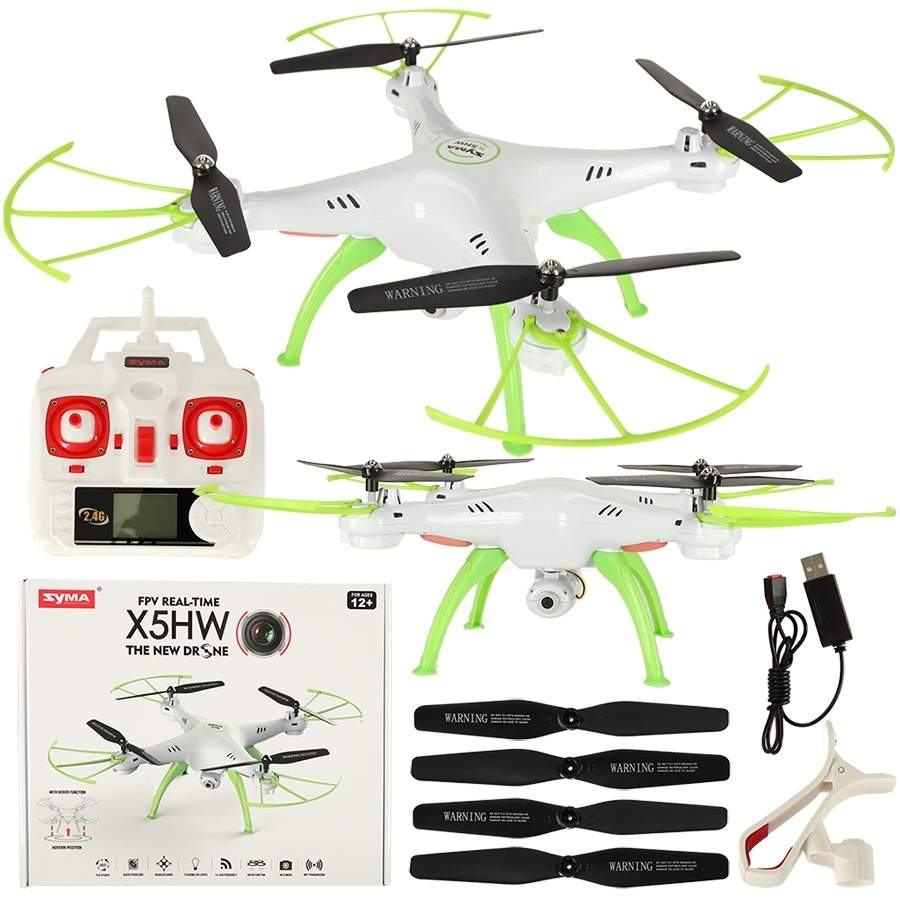 Drone med Wi-Fi, 50m, 0,3 MP, 7 min flytid