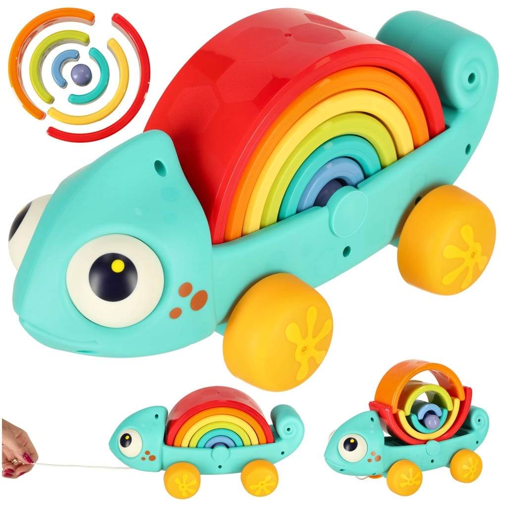 Chameleon Puzzle Block Montessori Sorter Kids