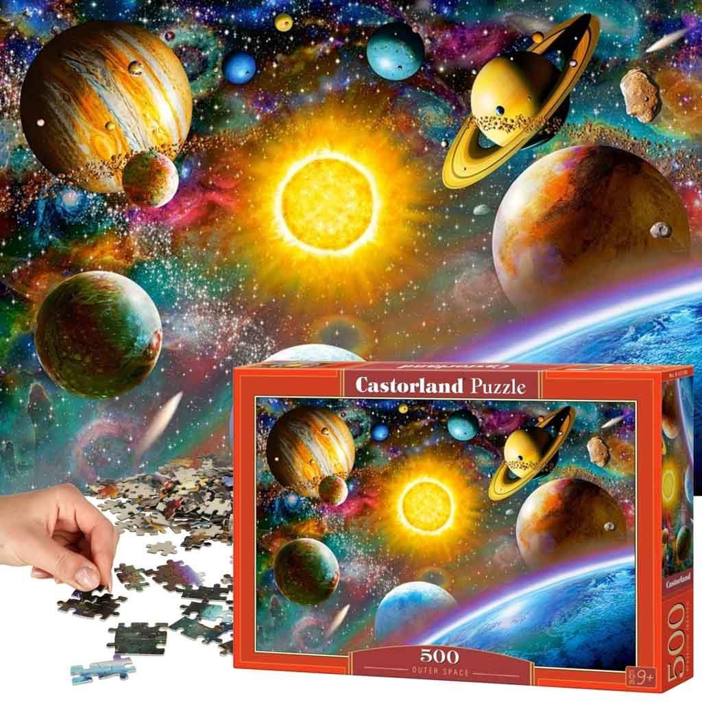 Puslespill 500 brikker - Outer Space Adventure