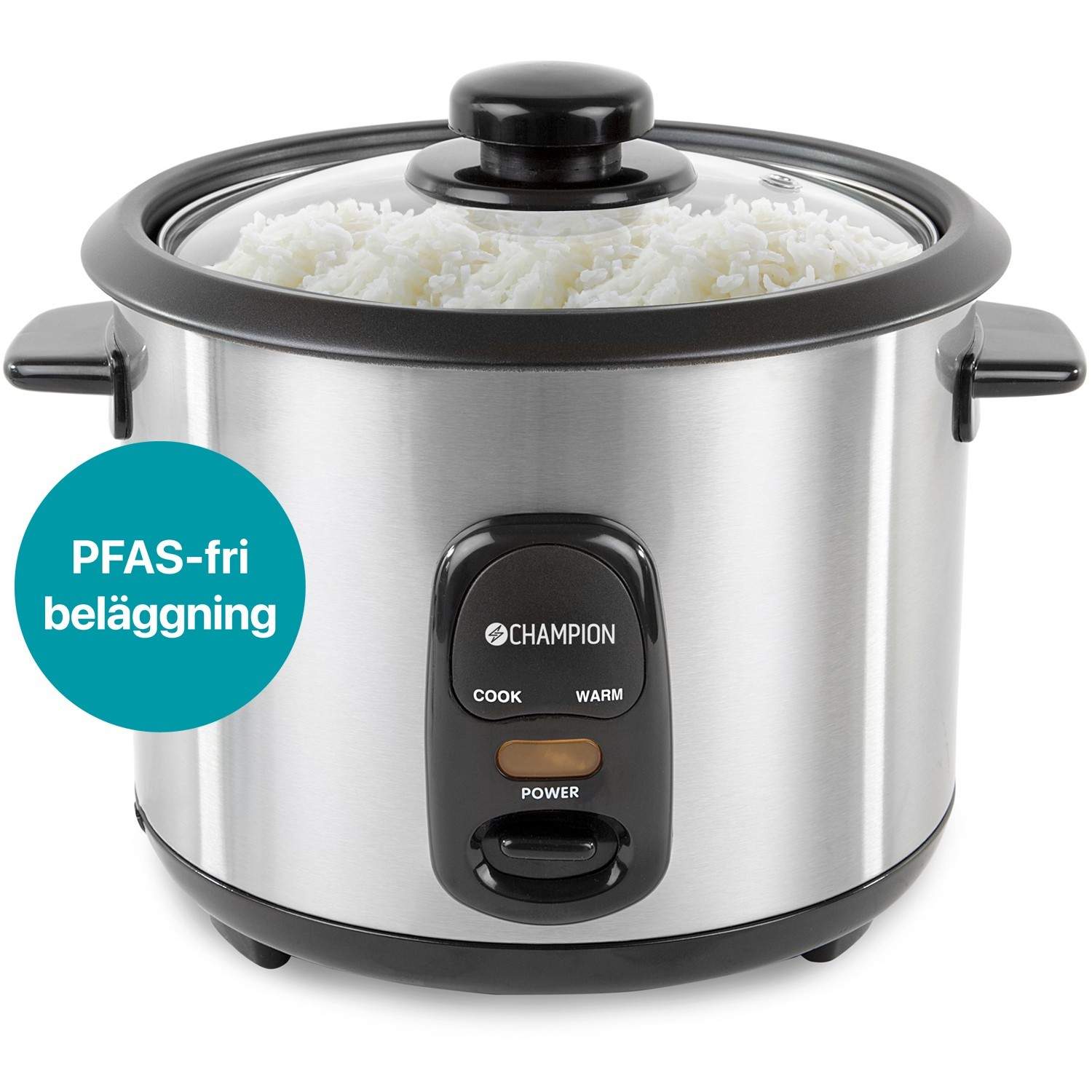 Riskoker Keramikk 1,5L 500W RK500 Rustfri | eStore