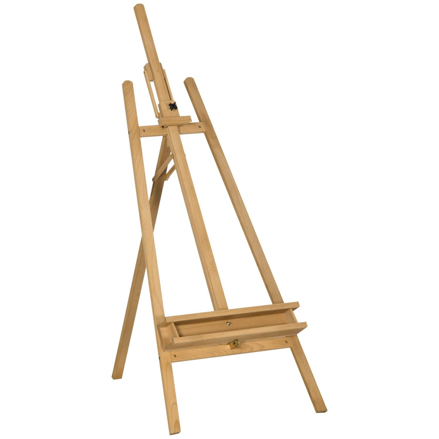 Justerbart staffeli i tre 180-235 cm med hylle