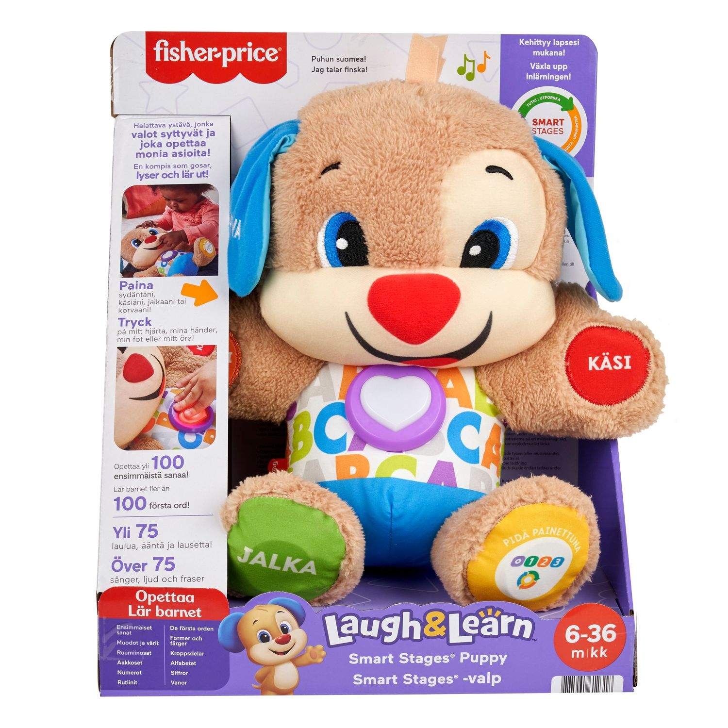 Fisher-Price Le & Lær Valpefinsk