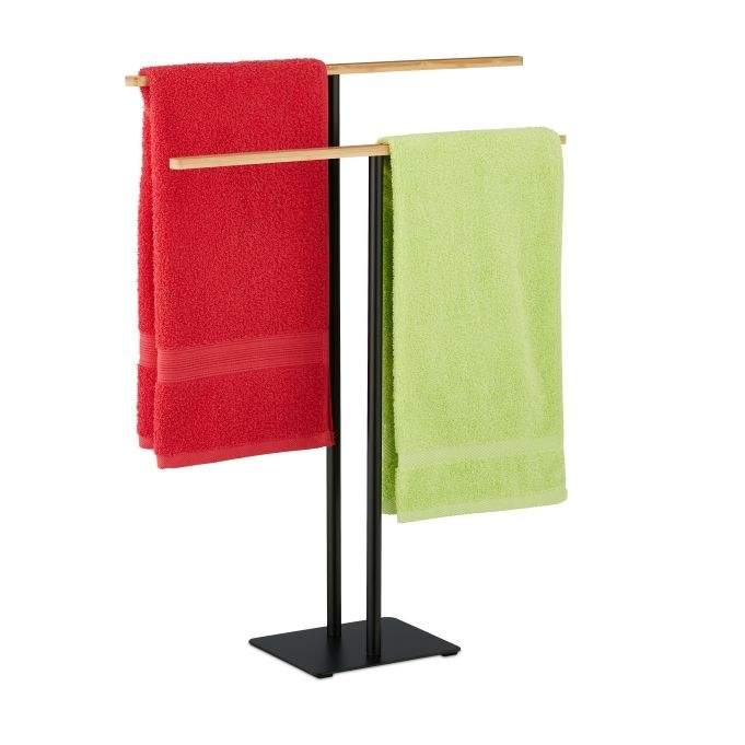 Håndklestativ med T-design