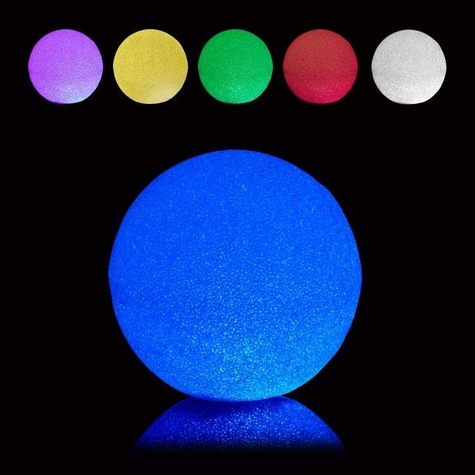 LED lyskule med fargeendring 25 cm
