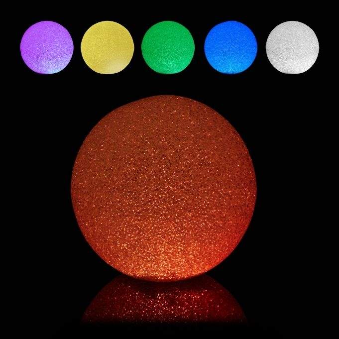 LED lyskule med fargeendring 20 cm