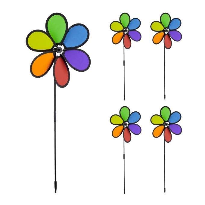 Pinwheel blomstersett med 5 stk