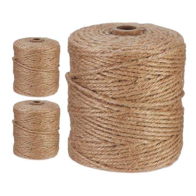 Jutekabel 3 mm x 100 m sett med 3