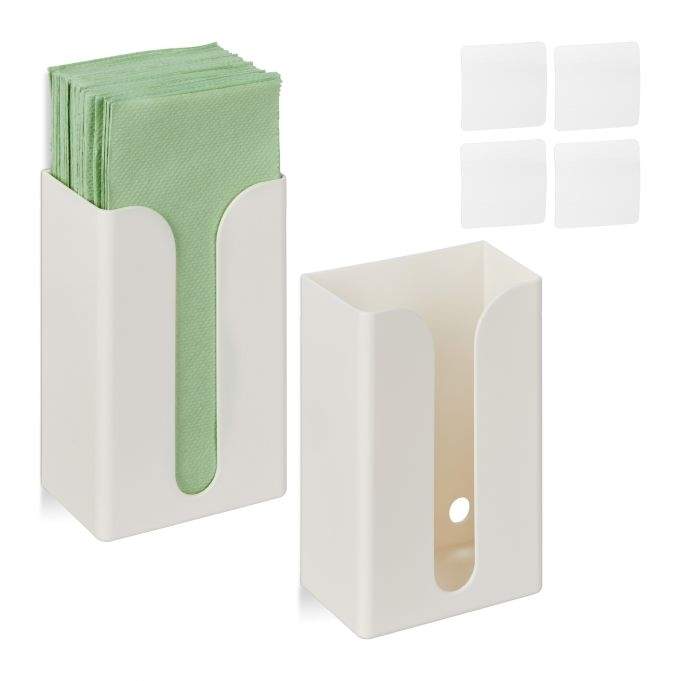 Papirdispenser for vegg i sett med 2 stk