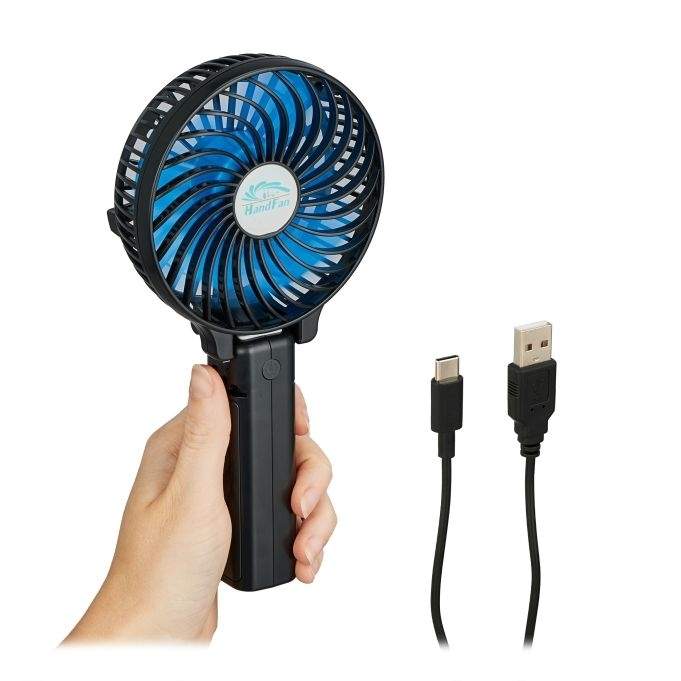 Håndvifte med USB-tilkobling
