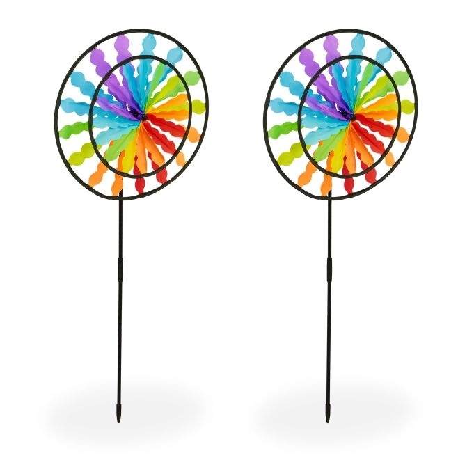 Rainbow vindhjul sett med 2 stk