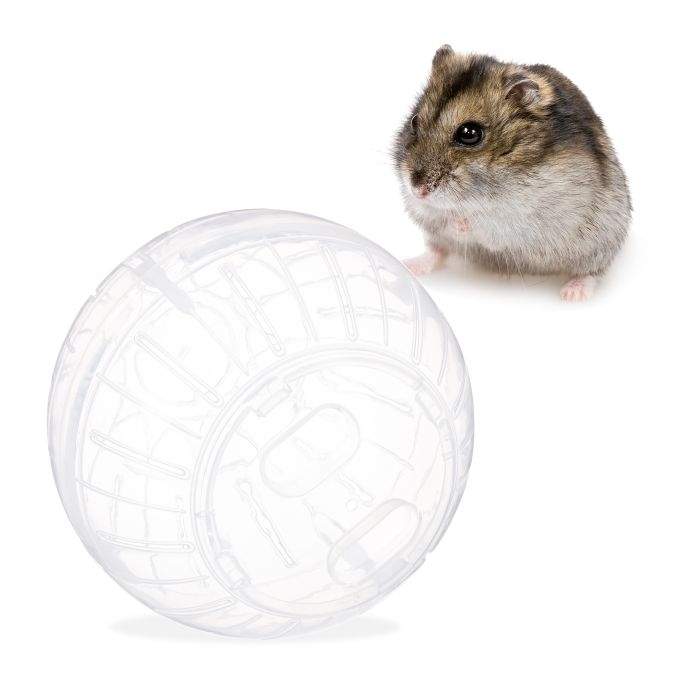 Gjennomsiktig hamsterball Ø 14 cm