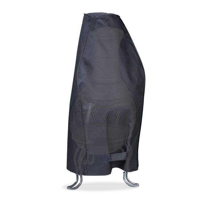 Sort deksel til terrasseovn 90 cm