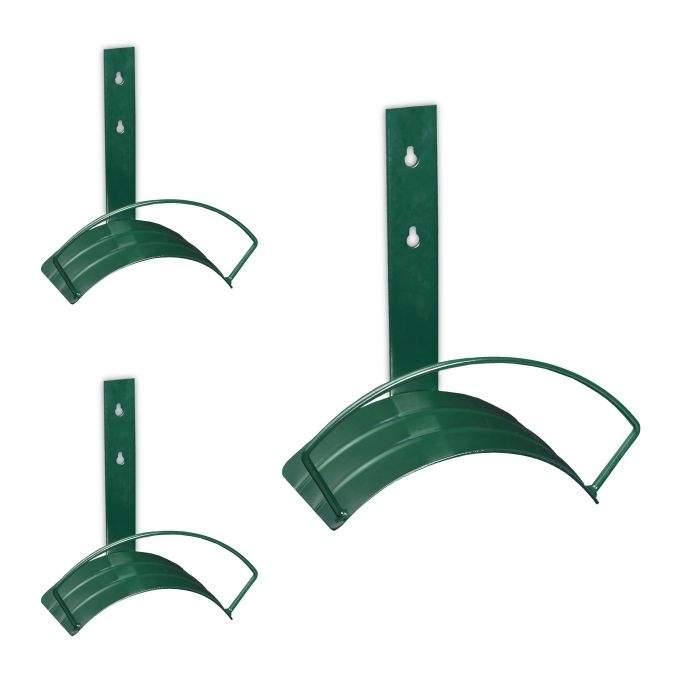 Grønn slangeholder - sett med 3 stk