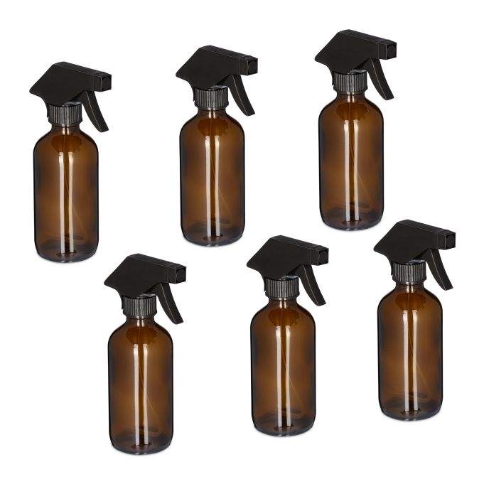 Sprayflaske Glass 230 ml Sett med 6 stk