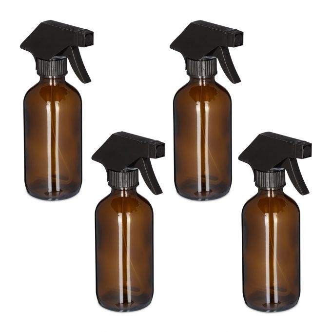 Sprayflaske Glass 230 ml Sett med 4