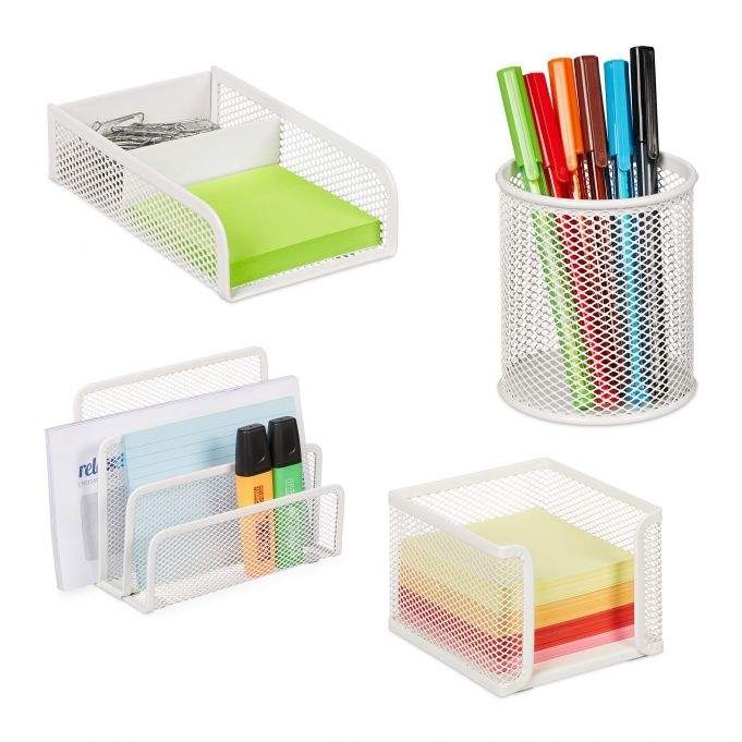 Desk organizer sett 4 deler