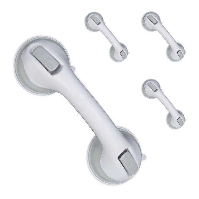 4 grepshåndtak med sugekopp