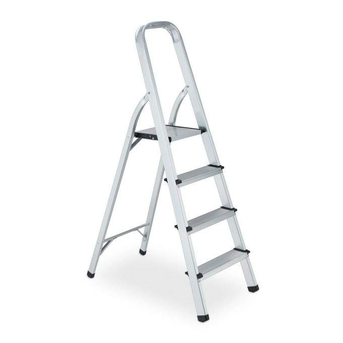 Sammenleggbar stige i aluminium