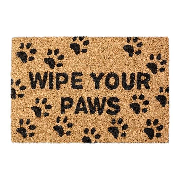 Dørmatte kokosfiber Wipe Your Paws