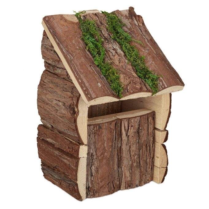 Prydboks med bark