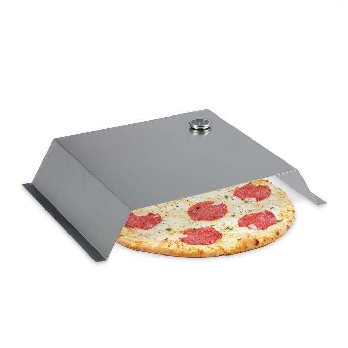Pizzatillegg for grill Rustfritt stål
