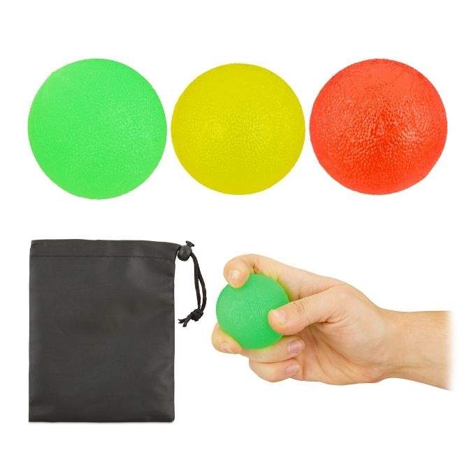 Antistress ball sett med 3 stk
