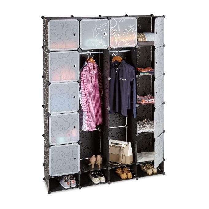 Innsatssystem for garderobe 18 rom