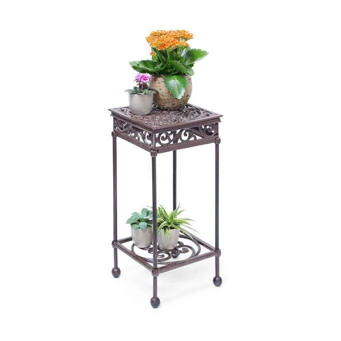 Firkantet blomsterkrakk