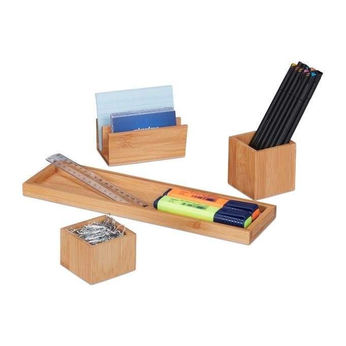Desk organisering sett 4 deler