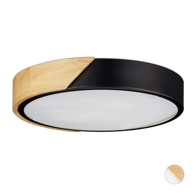 Rundt LED-taklys med 18 LED-er