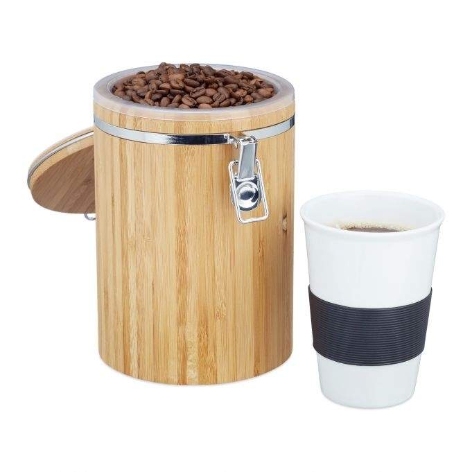 Kaffeboks i bambus