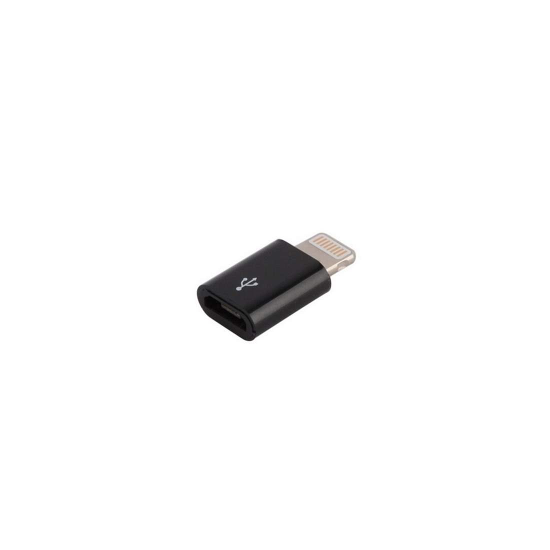 Micro-USB til Lightning Adapter - Svart | eStore