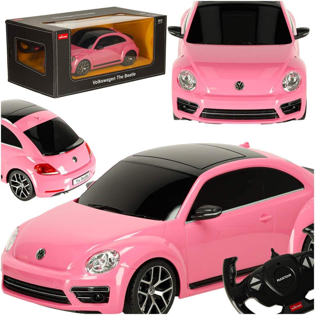 RC bil 1:14 Volkswagen Beetle rosa
