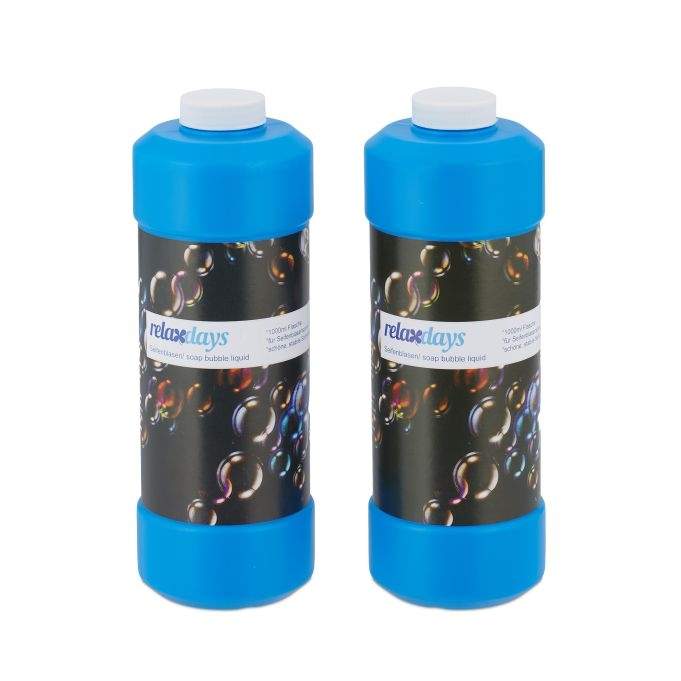 sett med 2 refillflasker for såpebobler 1 l