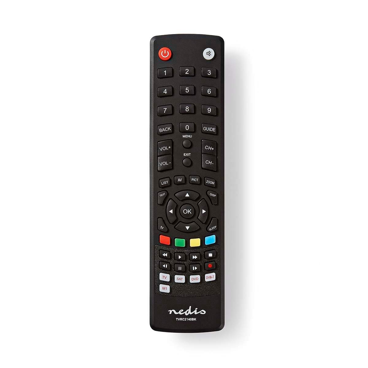 Universal fjernkontroll | Forprogrammert | 4 Enheter | Amazon Prime / Disney + Button / Minne knapp / Netflix Knapp / TV Guide k